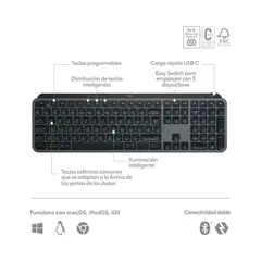 LOGITECH - Teclado Inalámbrico Mx Keys S Español