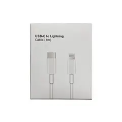 GENERICO - Cable para telefono lightning a tipo-c carga rapida 1m