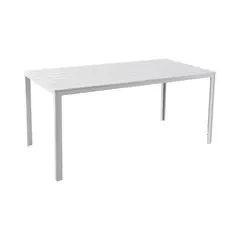 NORTHWEST - Mesa Terraza Polywood Impermeable 156x78cm Blanca