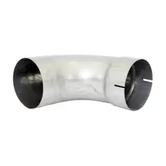 AUTOMANN - Tubo Escape 90 Grados Galvanizado