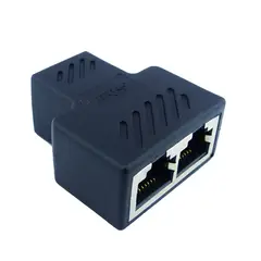 OEM - SET X 2 CONECTOR 1X2 RJ-45 HEMBRA CAT 6E/5E EN BOLSA