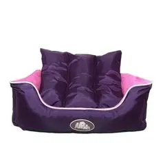 MASCAN - Cama Reversible Doble Color Perro Talla Xl Morado