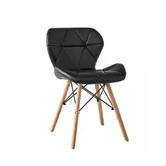 GENERICO - COMEDOR RECTANGULAR 140X90 + 6 SILLAS RADAR NEGRO