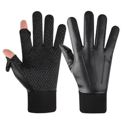 CRUSEC - Guantes Para Motos Impermeables Color Negro Impermeable