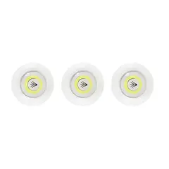 GENERICO - Pack X3 Luces Led A Pilas Lámparas De Emergencia Lampara