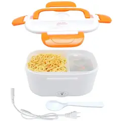 GENERICO - Lonchera Fiambrera Eléctrica Portátil Naranja
