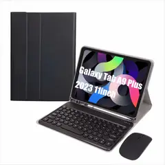 SHARGE - Teclado y Ratón Bluetooth para Galaxy Tab A9 Plus 2023 11in Negro ñ