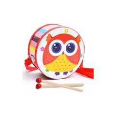 ARTIDIX - Tamboril musical infantil diseño de búho PB-C8