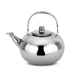 GENERICO - Hervidor de Té con Infusor de Acero y Base Plana 16 cm