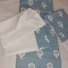 GENERICO - Juego de sabana mas cobertor cuna 70x100 bebe
