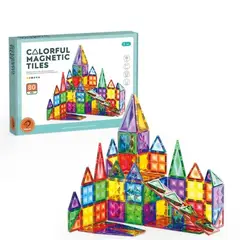 SPACEZAT - Bloques Magneticos de Construcción Didácticos 80 Piezas