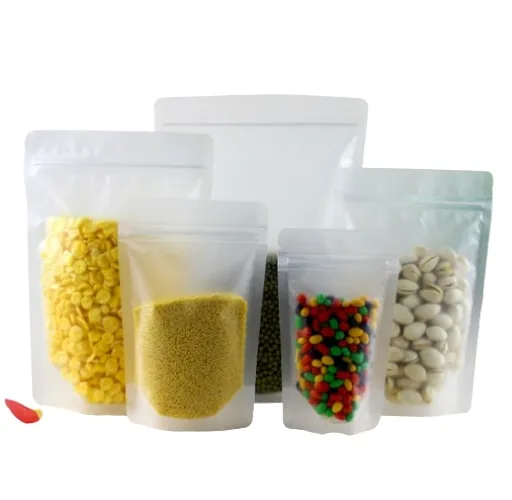 50 Bolsas Plásticas Transparente Esmeriladas 11x18+3 Cms Resellables