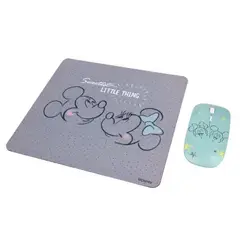 DISNEY - Kit Mouse Inalambrico y Mouse Pad Mickey 2