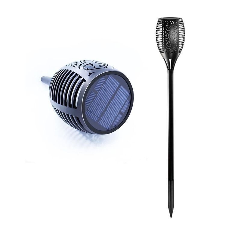 Antorcha Farol Luces Led Solar Estaca Jardín
