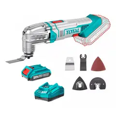 TOTAL TOOLS - Herramienta Oscilante Multiuso 20v Bat+ Carg Total TTMLI202222