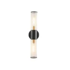 BOSCO - APLIQUE METAL NEGRO 2 LUCES OZZKI - Negro