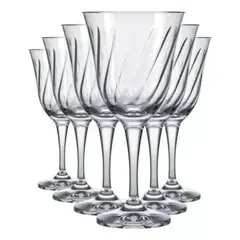NADIR - Set 6 Copas De Vino Aperol Cóctel Lirio 250cc