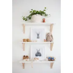 GENERICO - Set De Repisas Flotantes Nordica 50cm