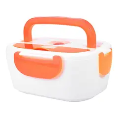 NEW LINE - Lonchera Calentadora Electrica Hot Lunch 220v 2 En 1 Naranja