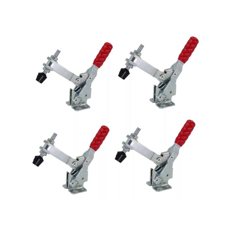 Pack 4 Clamp Presión Vertical Gh-12130 227kg Tirador Rápido