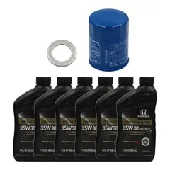 HONDA - Pack Filtro Aceite + Golilla + 6 Aceites 5w30 Original