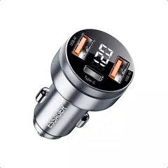 GENERICO - Cargador Rapido De Auto 80w 1x Usb C + 2x Usb A Essager