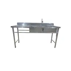 MODERN SPACE - Lavafondos 175x60x90 Cm Con Secador + 1 Llave Monomando