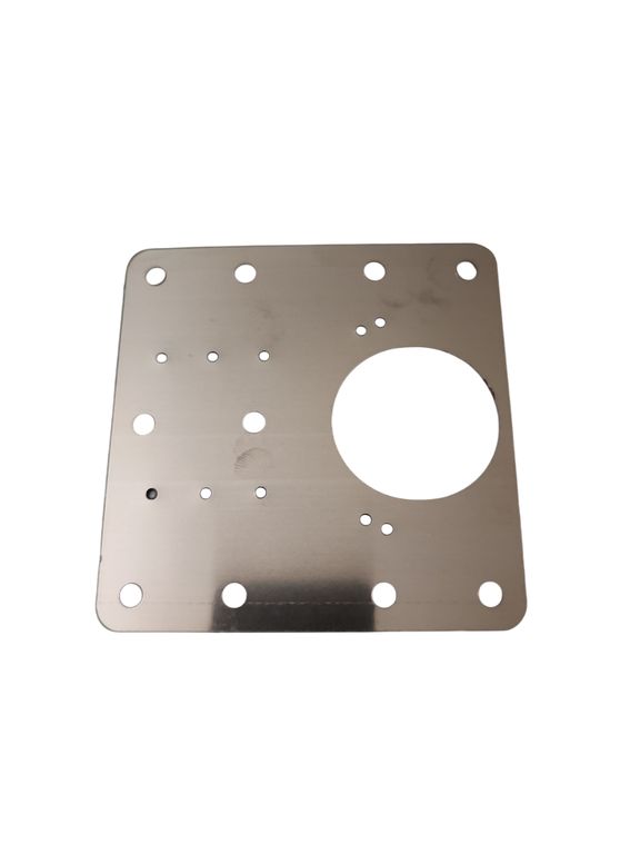 Placa Acero Repara Bisagra 90x90 Mm Unidad