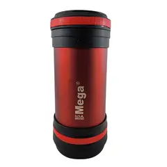 MEGA - Termo Maxx 600mL Comidas Metalico Acero Inoxidable Rojo