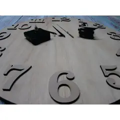 WW DESIGN - Numeros De Madera MDF Para Reloj 1 Al 12 (40mm y 45mm) Únicos
