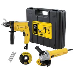 STANLEY - Kit Esmeril Angular + Taladro Percutor SHG6620KA-B2C
