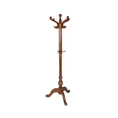 NECTAR - Colgador de pedestal Bangkok de madera de caucho Tailandés