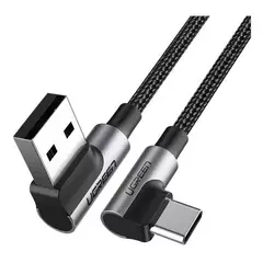 UGREEN - Cable Usb-c En Ángulo A Usb 2.0 A Ángulo Trenzado 1m