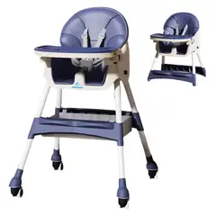 BABYNEST - Silla Comer Bebe Ruedas 2 en 1