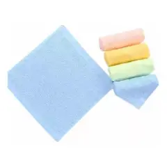 GENERICO - Pack 10 Toallas Cuadrada De 25 X 25 Cm Algodon Limpieza 324002