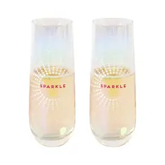 DANNY HOME - Set 2 Vasos de regalo estilo solar "Sparkle" y "Shine"