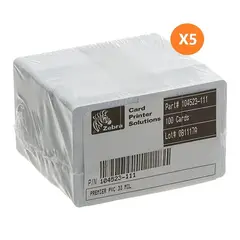 ZEBRA - Credencial PVC 30mil x500 Blanco