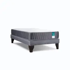YAZZ - Cama Europea 1 Plaza Forest Colchon de Resortes Bonnel