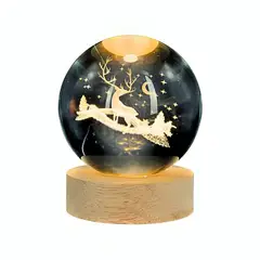 OEM - Lampara Bola de Cristal Ciervo