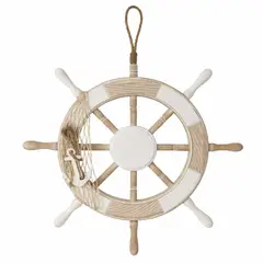 GENERICO - Timon De Barco Decorativo De Madera Para Pared Decoracion