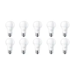 PHILIPS - Pack 10 Ampolletas Essential Premium 13W Luz Calida 1.400 Lm