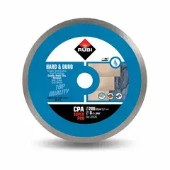 RUBI - Disco Diamante Cpa 200 Mm Superpro 30926 Mat. Duros