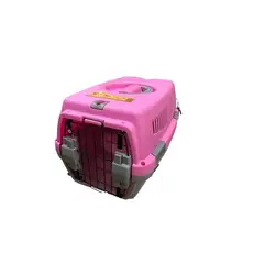 GENERICO - Caja Transporte Mascotas Perros Gatos Tamaño S Rosa