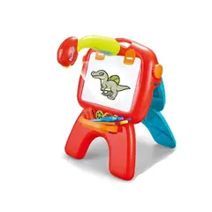 KIDSCOOL - PIZARRA LUMINOSA LEARNING ROJA 4 EN 1