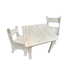 MY TORRE - Pack Mesa y 2 Sillas Montessori Mytorre - Autonomía Infantil