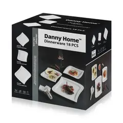 DANNY HOME - Set de Vajilla Danny Home™ 18 Piezas