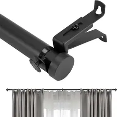 CASTLEN - Set de barras para cortina de metal 2m