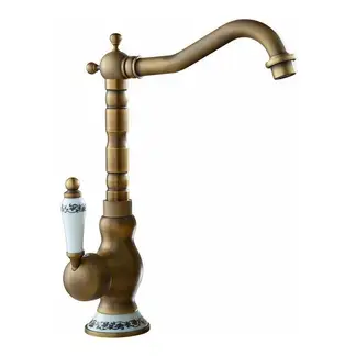 MUNDO MAGIA - Llave Monomando Vanitoriolavaplatos Vintage Enlozada Fk