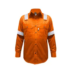 HARDWORK - Camisa Ignifuga NFPA T.S HW Tarasafe Naranjo
