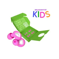 WOO EARPLUGS - Zen Kids - Tapones Oídos Niños Lavables 30db - Rosa